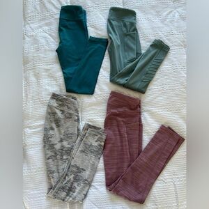 Athleta Girl leggings bundle